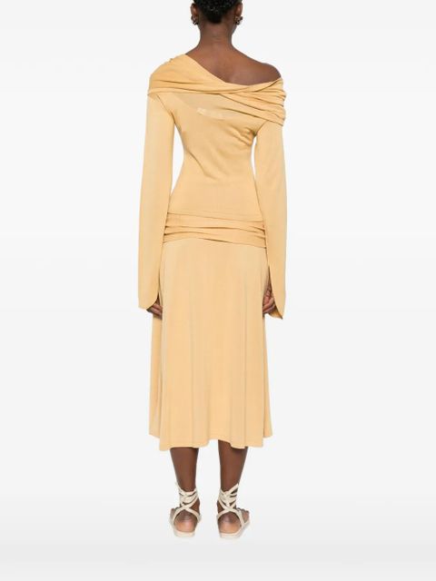 Aya Muse draped rylin top - Neutrals