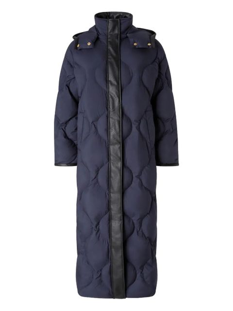 PINKO quilted hooded coat - Blue - zdjęcie produktu nr 1