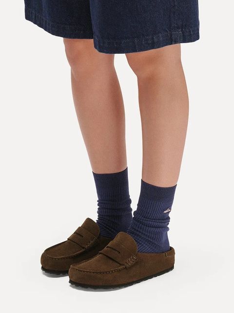 Birkenstock mokasyny zamszowe Naples