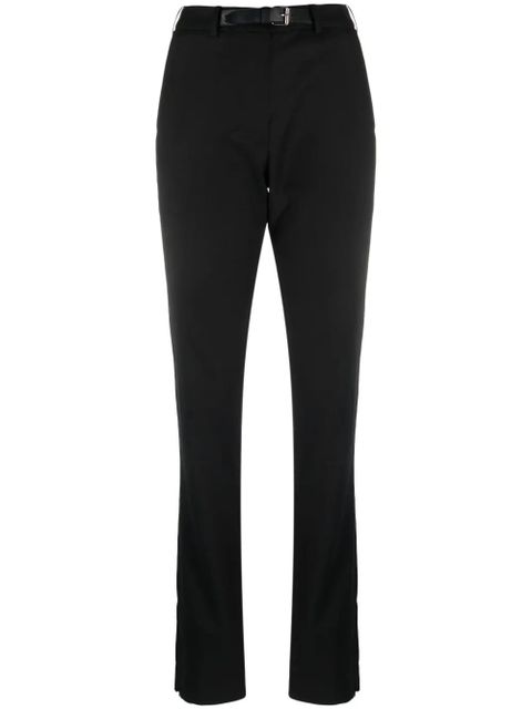 16Arlington slim-cut belted trousers - Black - zdjęcie produktu nr 1