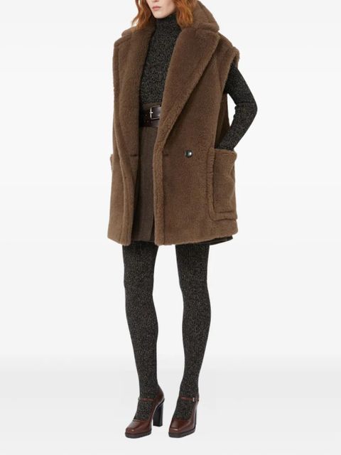 Max Mara Bernini1234 flap-pocket skirt - Brown