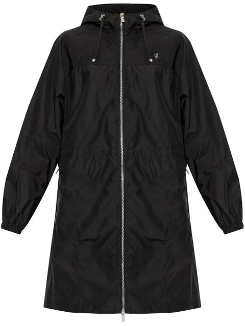 Burberry logo-plaque coat - Black - zdjęcie produktu nr 1