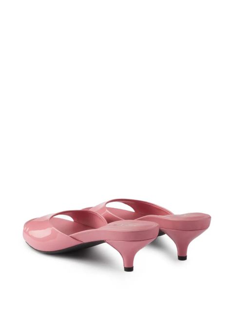 Prada 45mm leather mules - Pink - zdjęcie produktu nr 2