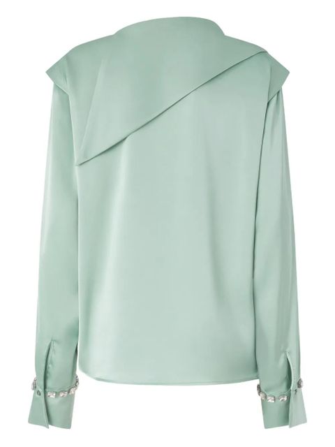 PINKO draped embellished-cuff top - Grey - zdjęcie produktu nr 2
