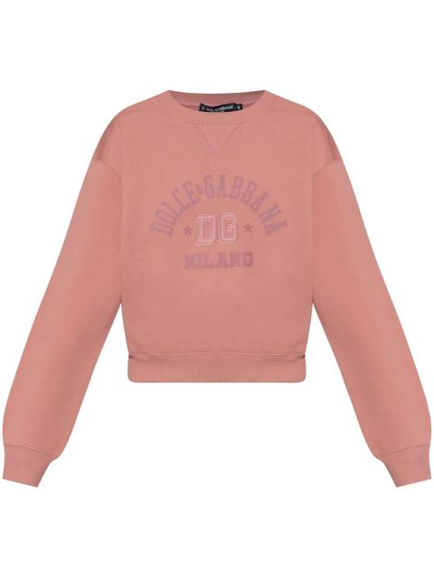 Dolce & Gabbana logo-print sweatshirt - Pink - zdjęcie produktu nr 1