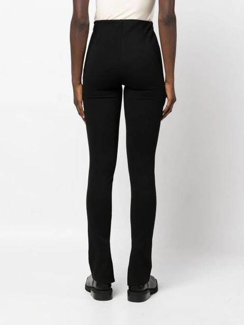 ANINE BING Max high-rise skinny trousers - Black