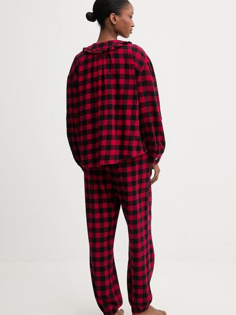 Polo Ralph Lauren piżama bawełniana kolor czerwony bawełniana 4P0703 - zdjęcie produktu nr 2