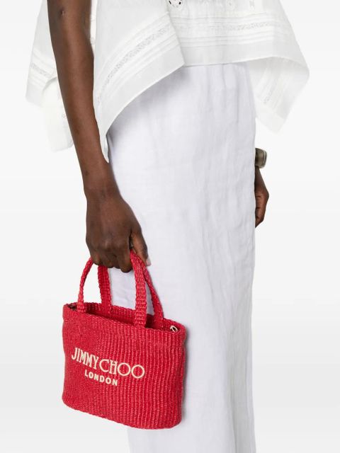 Jimmy Choo mini logo beach bag - Red - zdjęcie produktu nr 2