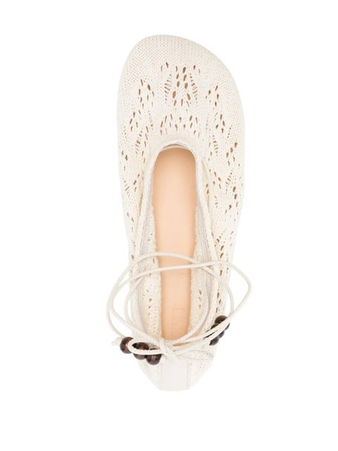 ALOHAS Rosemary ballerinas - White