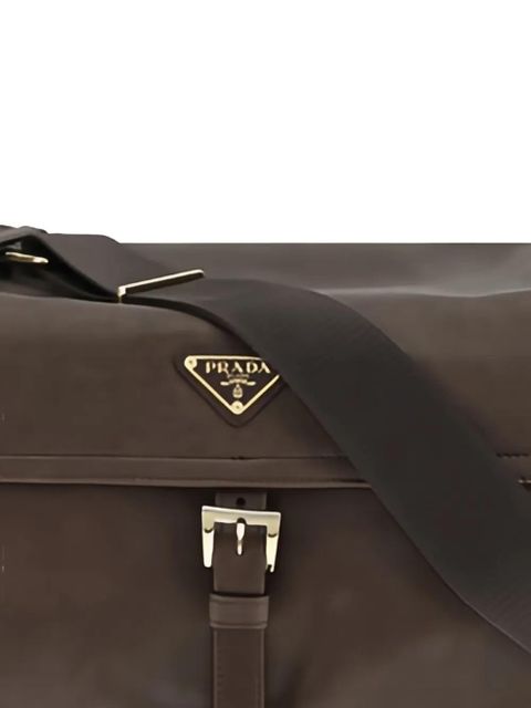 Prada large Explore triangle-logo tote bag - Brown