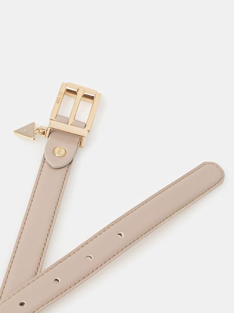 Guess pasek QUEENSLAND damski kolor beżowy BW9254 P5325 - zdjęcie produktu nr 2