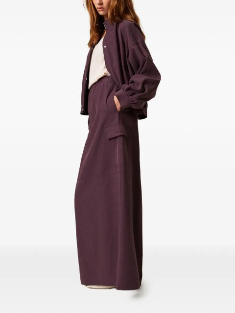 TWINSET long cargo skirt - Purple - zdjęcie produktu nr 2