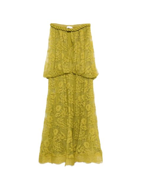 ZIMMERMANN Luna floral-lace maxi dress - Green - zdjęcie produktu nr 1