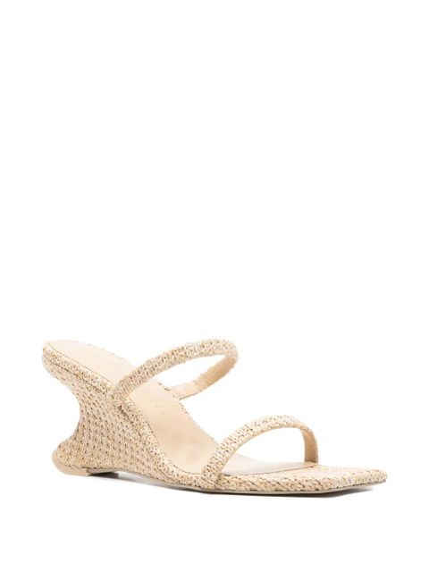 Cult Gaia Raven woven sandals - Neutrals - zdjęcie produktu nr 2