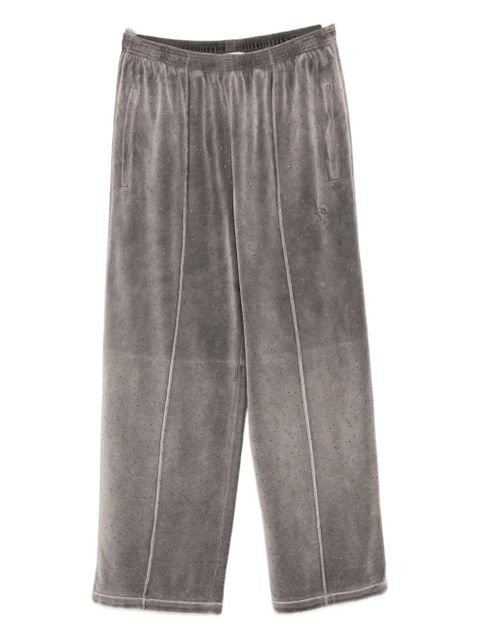 Alexander Wang crystal-embellished track pants - Grey - zdjęcie produktu nr 1