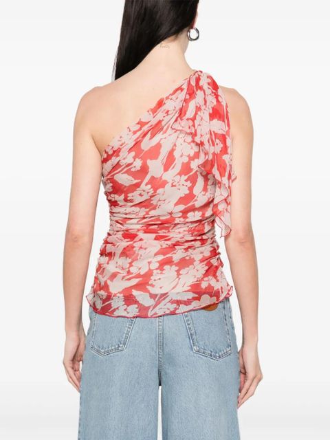 Victoria Beckham one-shoulder top - Red - zdjęcie produktu nr 2