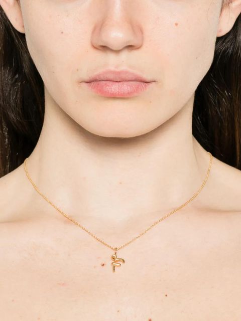 Missoma mini Curly Molten initial necklace - Gold - zdjęcie produktu nr 2