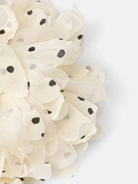 Luisa Spagnoli broszka z dodatkiem jedwabiu Nereto - zdjęcie produktu nr 1