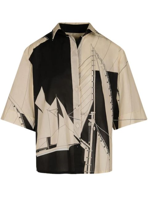 Johanna Ortiz Salty Promisses shirt - Neutrals - zdjęcie produktu nr 1