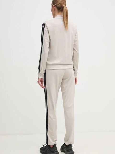 adidas dres 3-Stripes damski kolor beżowy JY1769