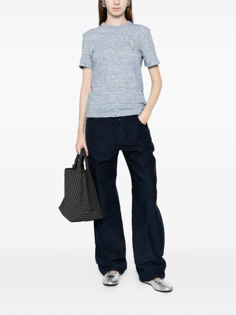 Moncler Grenoble logo-patch T-shirt - Blue - zdjęcie produktu nr 2