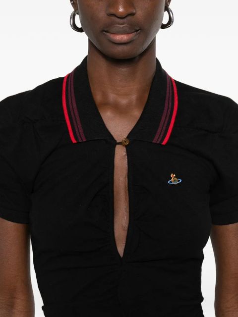 Vivienne Westwood Pulling ruffled midi dress - Black