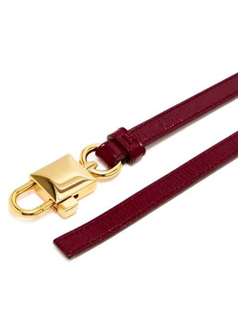 Dolce & Gabbana padlock-buckle belt - Red