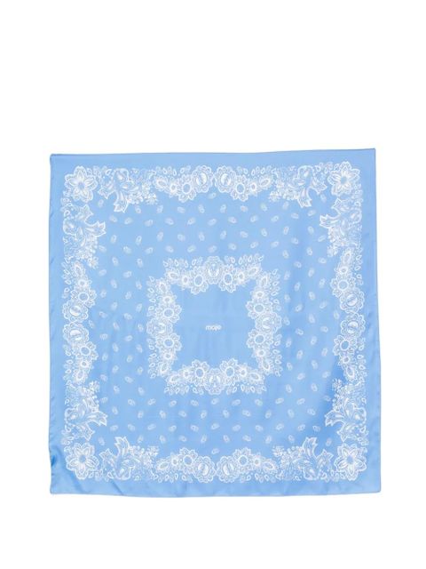 Maje floral-print scarf - Blue - zdjęcie produktu nr 1
