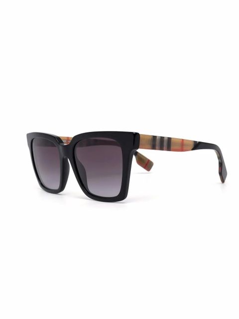 Burberry Eyewear square tinted sunglasses - Black