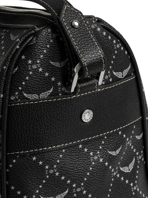 Zadig&Voltaire Monogram Sunny Vibe Medium Satchel - Black