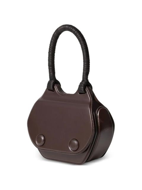 LEMAIRE braided-handle tote bag - Brown