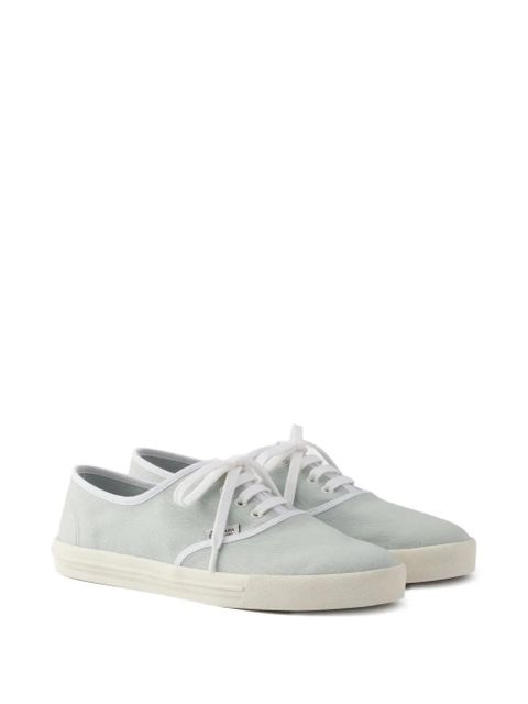 Prada round-toe lace-up sneakers - Blue - zdjęcie produktu nr 2