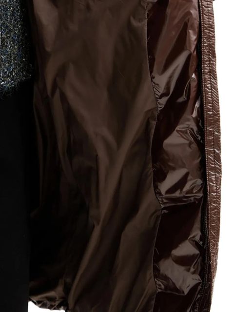 PINKO Burro padded coat - Brown