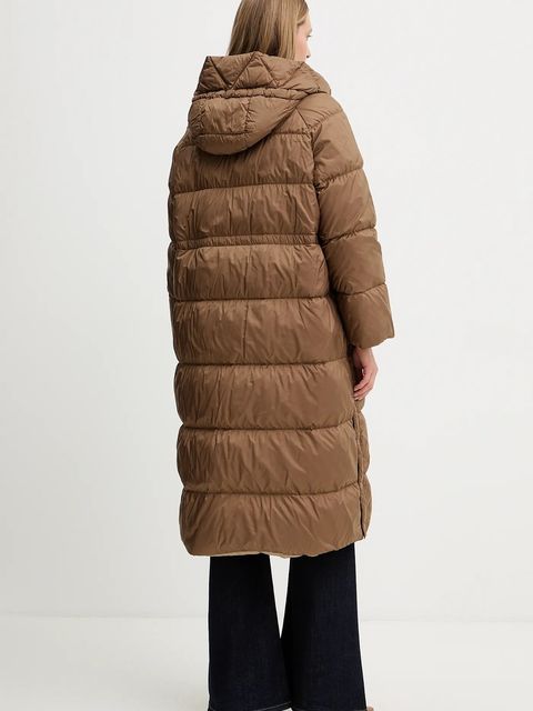 Weekend Max Mara kurtka puchowa dwustronna NOVAK kolor brązowy zimowa 2525496082600