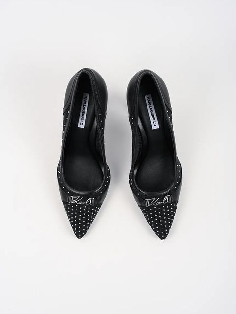 Karl Lagerfeld szpilki DEBUTANTE kolor czarny KL32011S