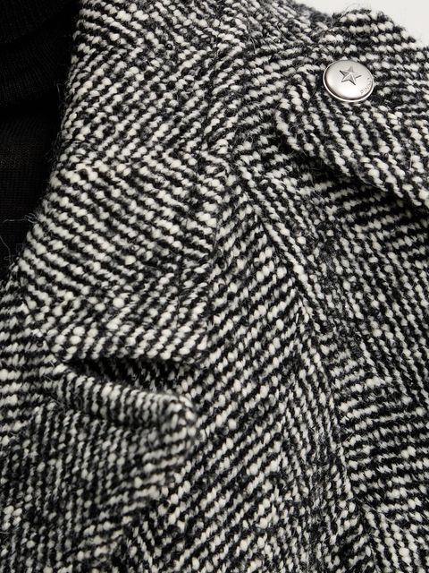 Pinko płaszcz z dodatkiem wełny kolor szary 105562 A2SE