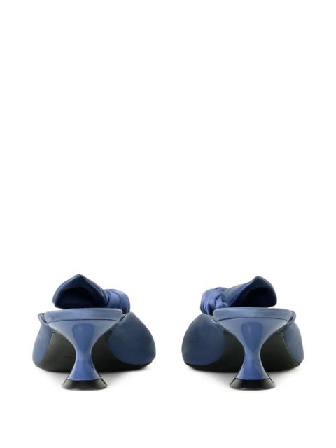 Lanvin knot pointed mules - Blue
