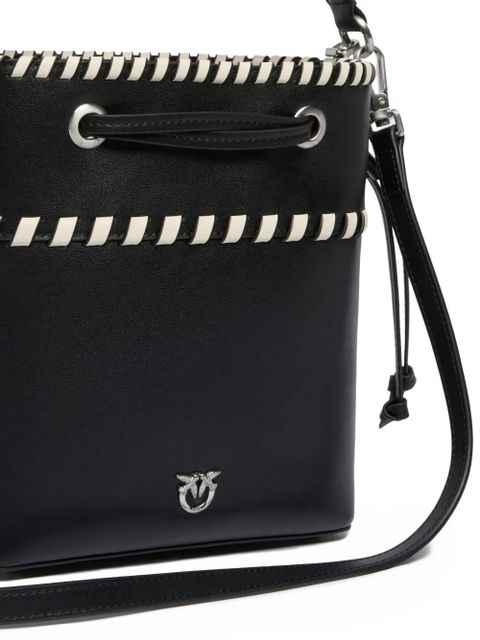 PINKO braided-trim bucket bag - Black - zdjęcie produktu nr 2