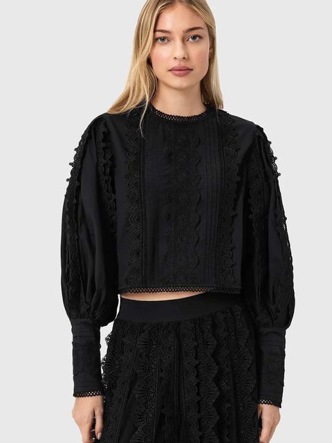 AllSaints bluzka bawełniana HART