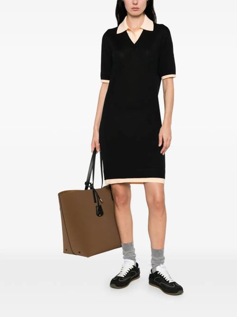 Moncler polo-collar mini dress - Black - zdjęcie produktu nr 2