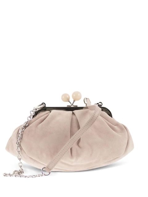 Weekend Max Mara Wkavalois suede clutch bag - Neutrals - zdjęcie produktu nr 1