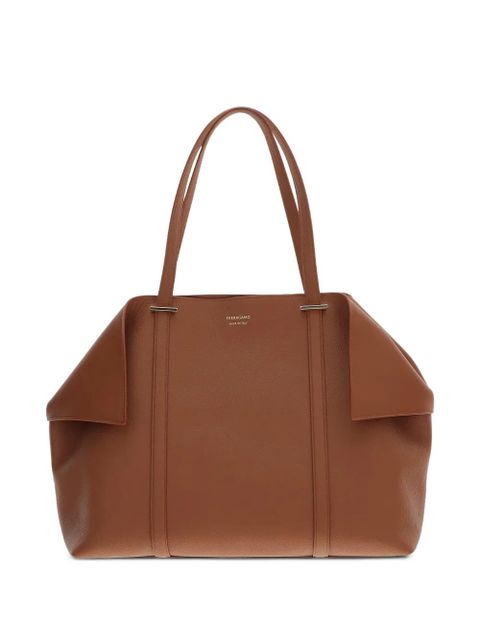 Ferragamo Folded tote bag - Brown - zdjęcie produktu nr 1