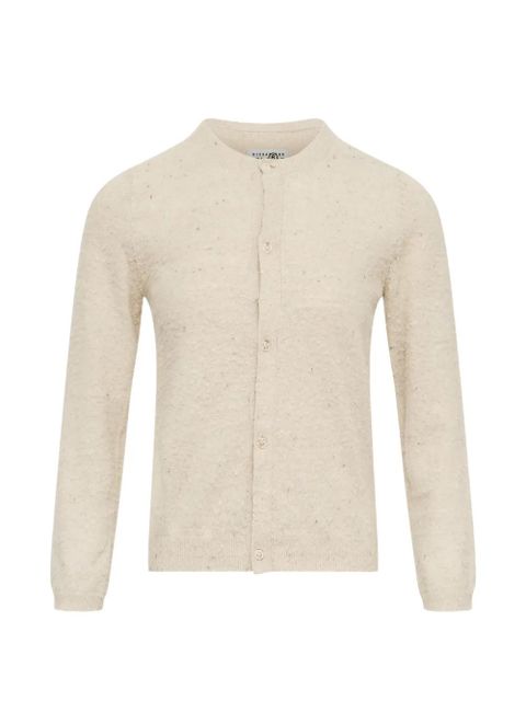 MM6 Maison Margiela textured knit cardigan - Neutrals - zdjęcie produktu nr 1