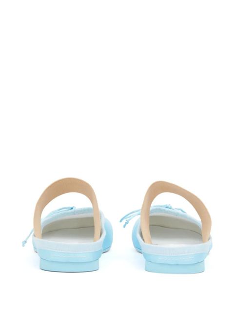 MM6 Maison Margiela anatomic-toe leather slippers - Blue