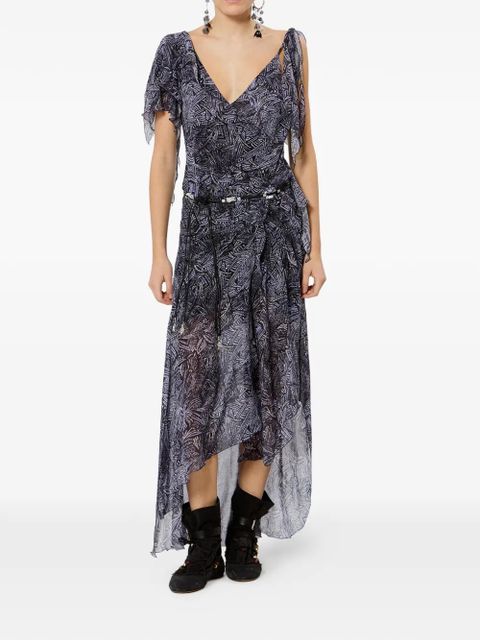 ISABEL MARANT Tylena midi dress - Black - zdjęcie produktu nr 2