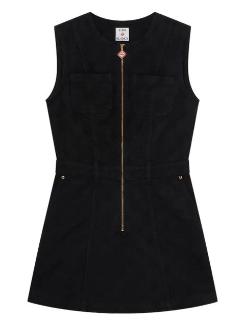 Casablanca zip-pocket mini dress - Black - zdjęcie produktu nr 1