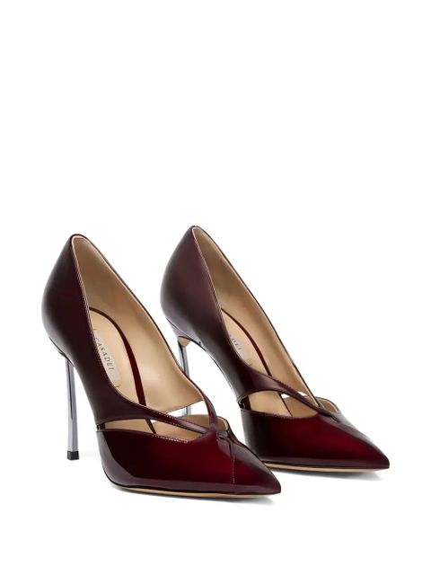 Casadei 100mm Blade Pantera cut-out heeled pumps - Brown - zdjęcie produktu nr 2