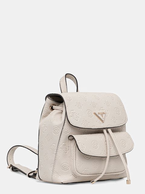 Guess plecak CRESIDIA damski kolor beżowy mały z aplikacją HWPD98 88310 - zdjęcie produktu nr 2