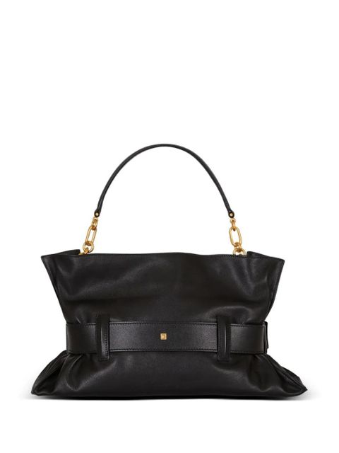 Balmain medium Anthem belt-detail shoulder bag - Black