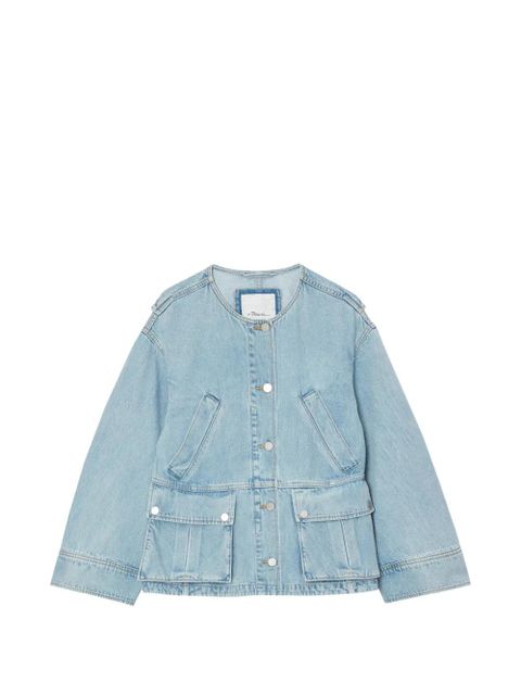 3.1 Phillip Lim flap-pocket jacket - Blue - zdjęcie produktu nr 1